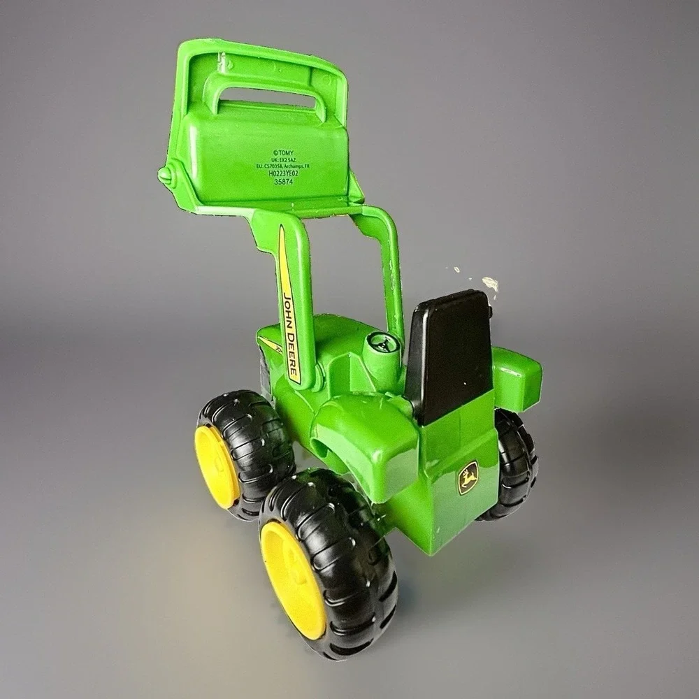 TOMY John Deere Sandbox Toy Tractor Front Loader 6